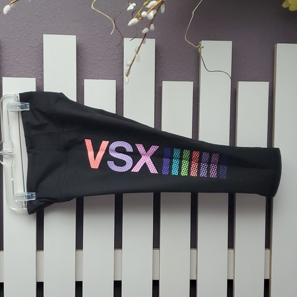 Victoria's Secret Knockout Crop Pant Black XS - Picture 2 of 4